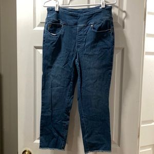 Belle by Kim Gravel Cropped Jegging rinse wash